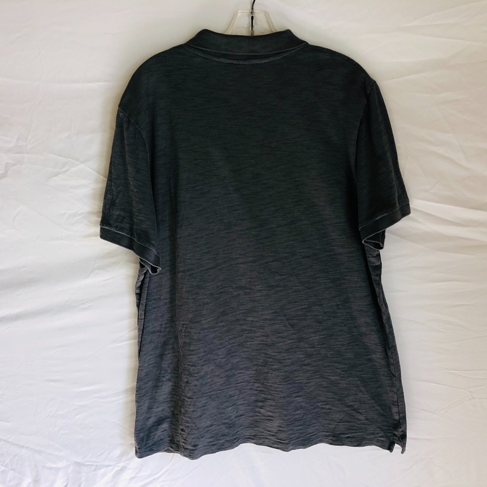 Vince Gray Short Sleeve Cotton Polo Shirt Men's Size XL - Picture 3 of 4